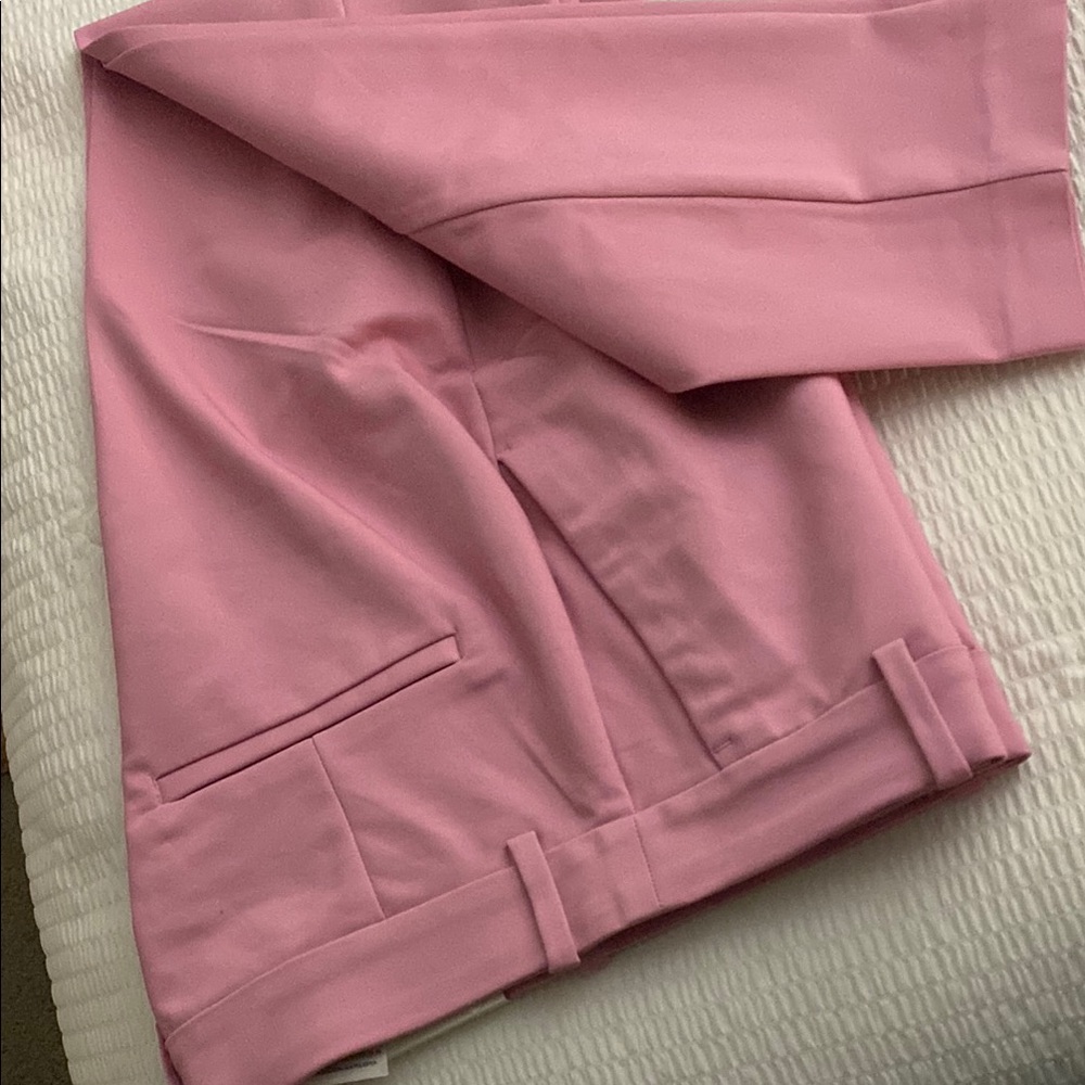 High-Rise Pink Women’s Tailored Slacks - Picture 1 of 1